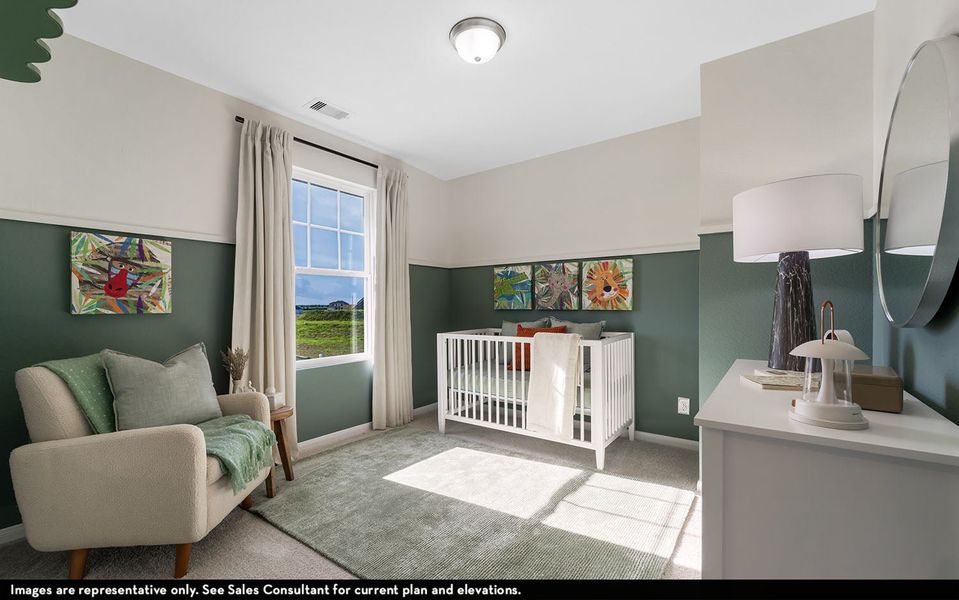 Representative furnished interior of a home built from the Diamond by CastleRock Communities in Paramount, Kyle (Image 20).