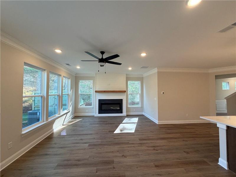 Spacious, unfurnished interior of a new home in , Dawsonville (Image 10). Spacious, unfurnished interior of a new home in , Dawsonville (Image 10).