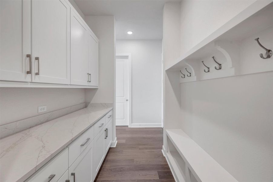 Furnished interior view inside a new home in Jordan Ranch - Premier Collection, Fulshear (Image 14).
