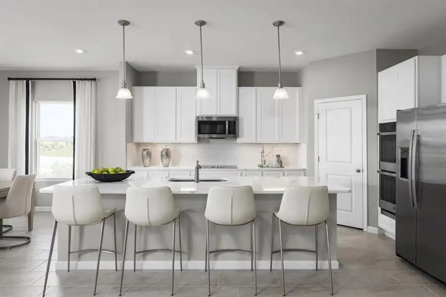 Furnished interior view inside a new home in Brooks Landing, Titusville (Image 2).