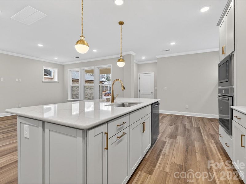 Furnished interior view inside a new home in Whitley Preserve – Park Collection, Mint Hill (Image 10).