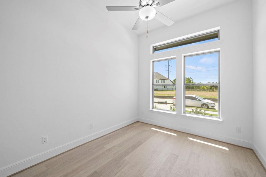 Spacious, unfurnished interior of a new home in Bridgeland, Cypress (Image 13).
