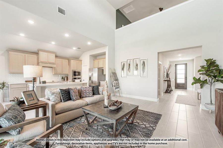 Furnished interior view inside a new home in Hunters Ridge, Crowley (Image 19).