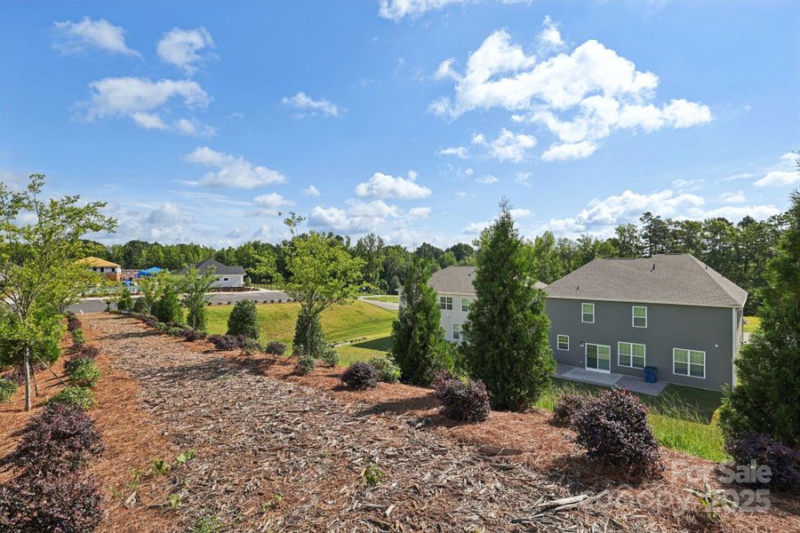 Front exterior of a new home in Sylvan Creek, Denver, NC, highlighting curb appeal (Image 19).
