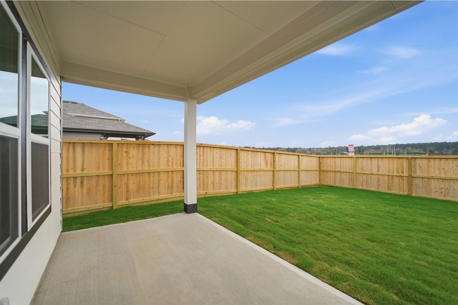 Exterior details and patio area of a home in Colony at Pinehurst, Pinehurst (Image 30).