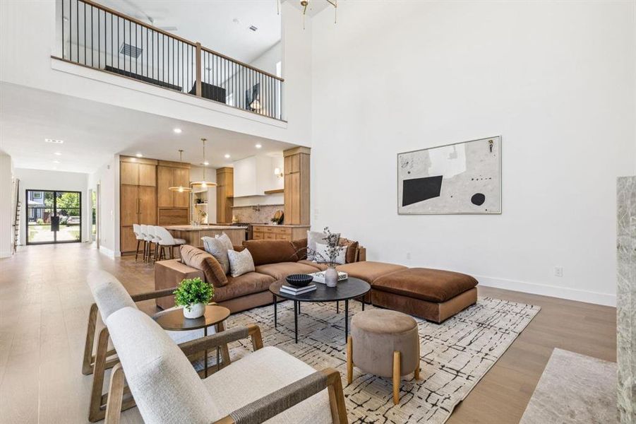 Furnished interior view inside a new home in , Dallas (Image 30).
