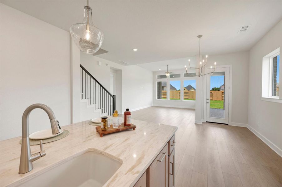 Furnished interior view inside a new home in Grange - Reserve Collection, Katy (Image 9).