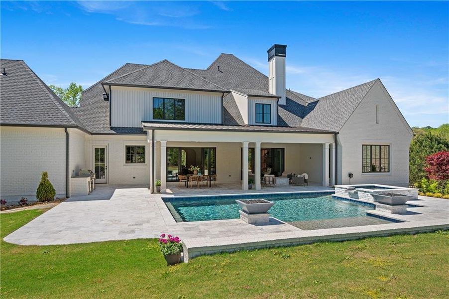 Exterior details and patio area of a home in , Milton (Image 3).