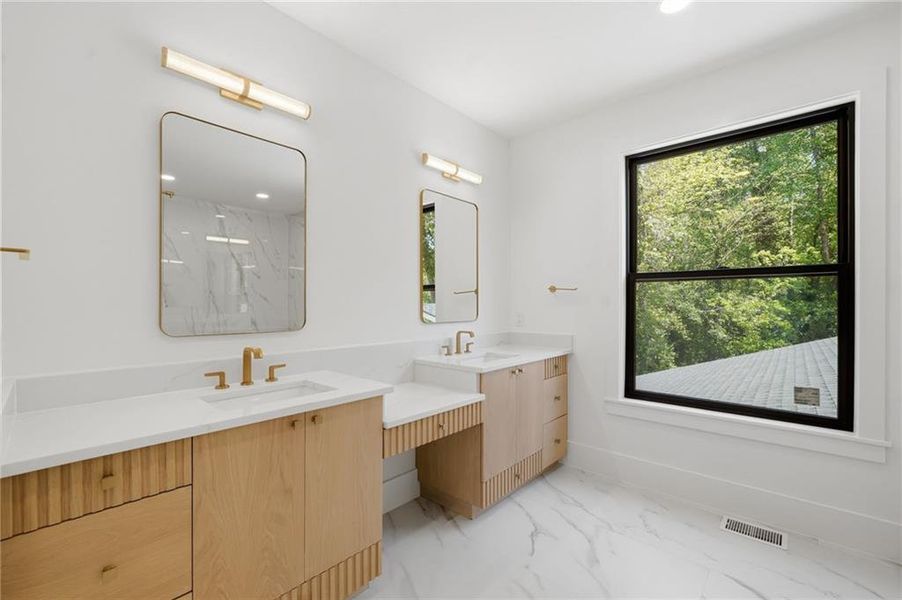 Furnished interior view inside a new home in , Roswell (Image 39).