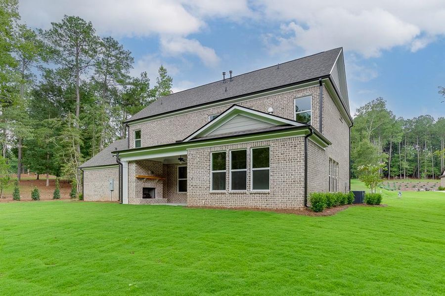 Front exterior of a new home in , Bishop, GA, highlighting curb appeal (Image 29).