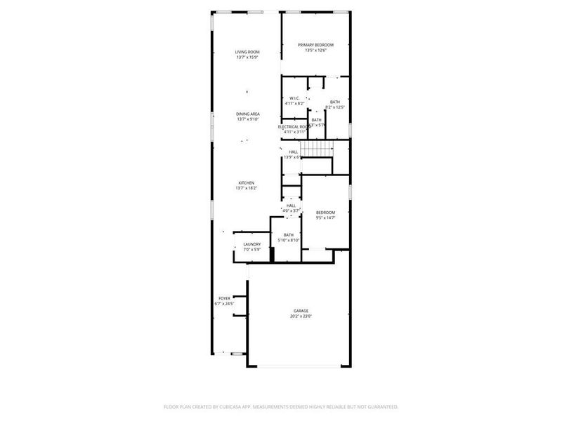 2D floor plan layout of this home in , Acworth, GA (Image 6).