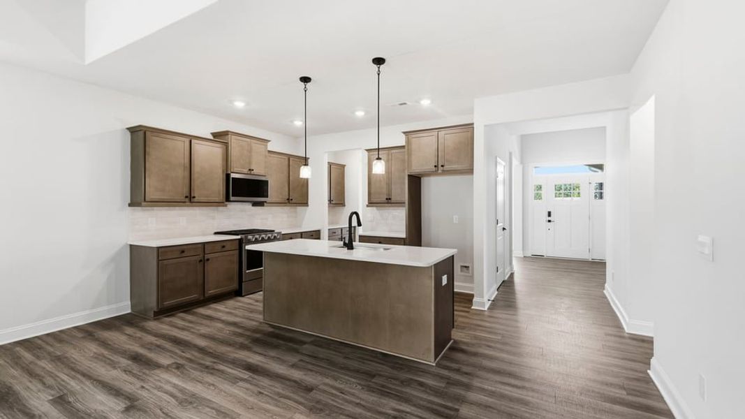 Furnished interior view inside a new home in Blue Ridge Trail, Fountain Inn (Image 6).