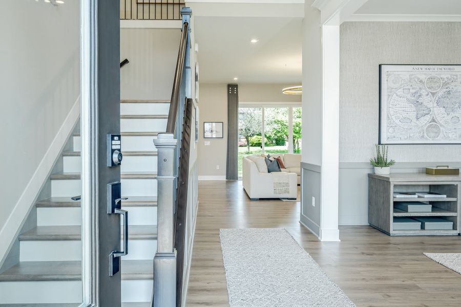 Representative furnished interior of a home built from the Beckett by Fischer Homes in Veranda Manor, Canton (Image 6).