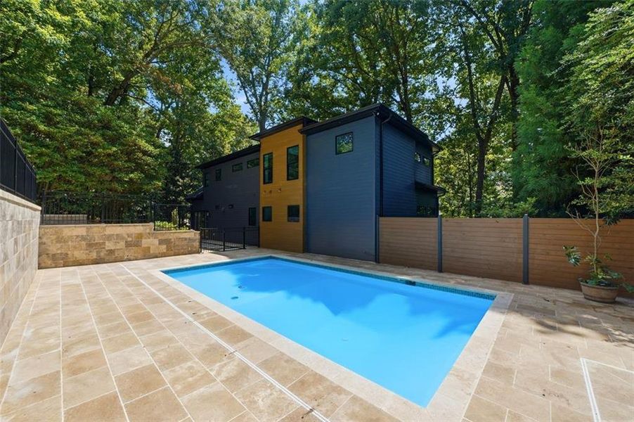 Exterior details and patio area of a home in , Atlanta (Image 31).