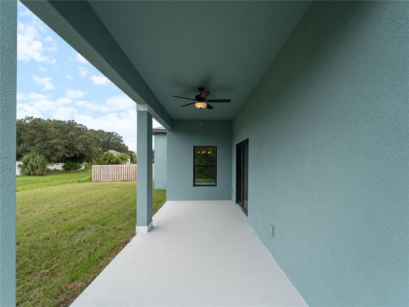Exterior details and patio area of a home in , North Port (Image 22).