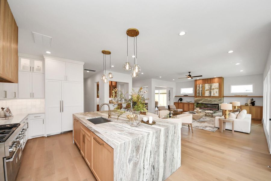 Furnished interior view inside a new home in , Houston (Image 5).