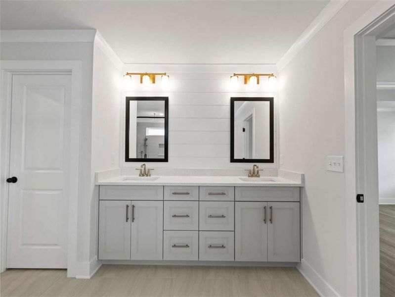 Furnished interior view inside a new home in , Buford (Image 13).