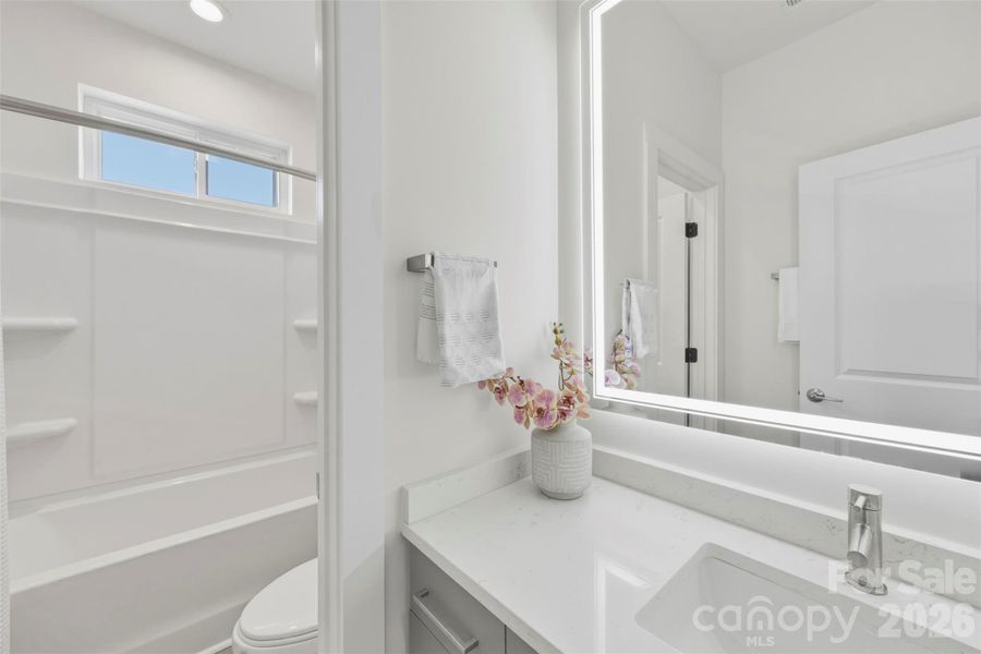 Furnished interior view inside a new home in , Charlotte (Image 18).