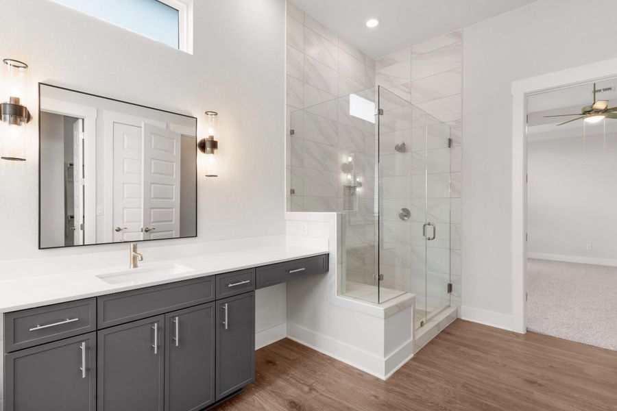 Furnished interior view inside a new home in Broken Oak, Georgetown (Image 39).
