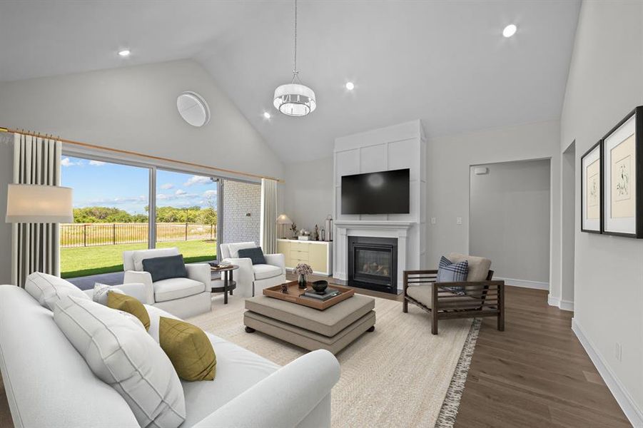 Furnished interior view inside a new home in Wellington, Haslet (Image 14).