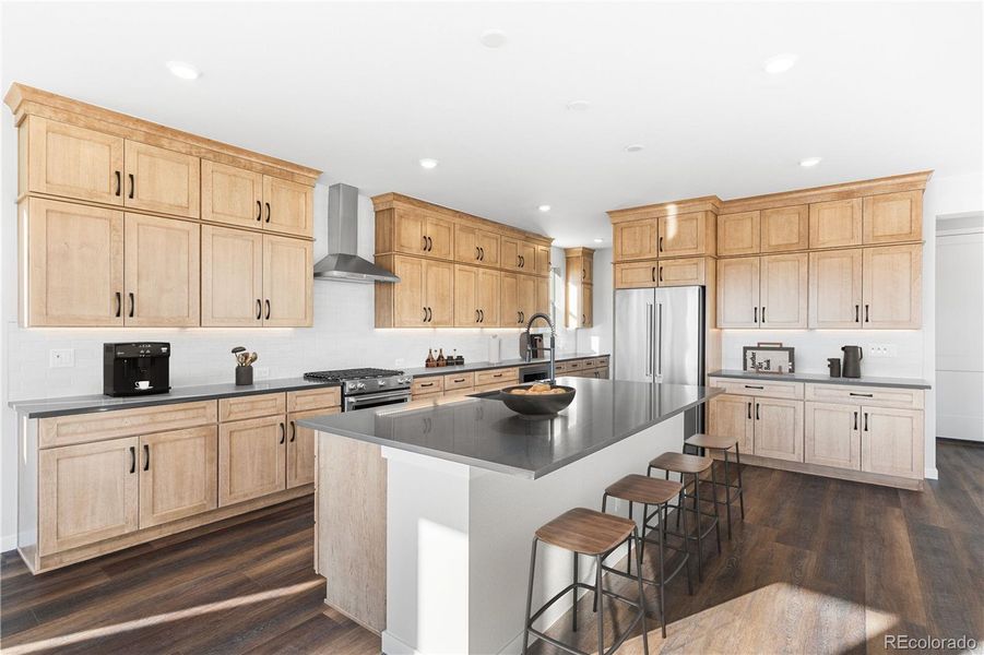 Furnished interior view inside a new home in Portrait at The Canyons, Castle Pines (Image 9).