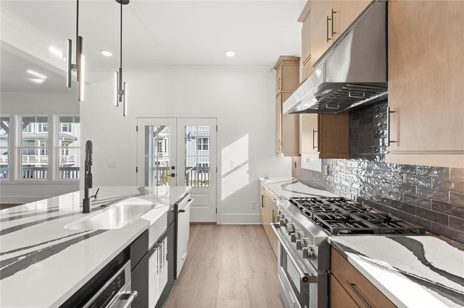 Furnished interior view inside a new home in , Atlanta (Image 6).
