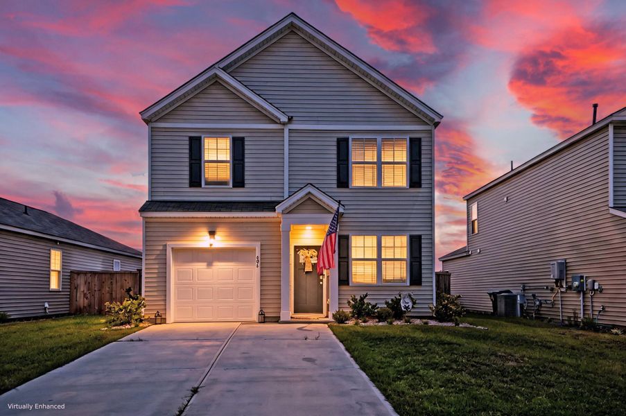 Front exterior of a new home in , Summerville, SC, highlighting curb appeal (Image 20).