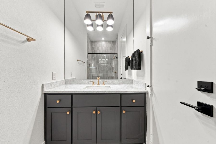 Furnished interior view inside a new home in , Cypress (Image 30).