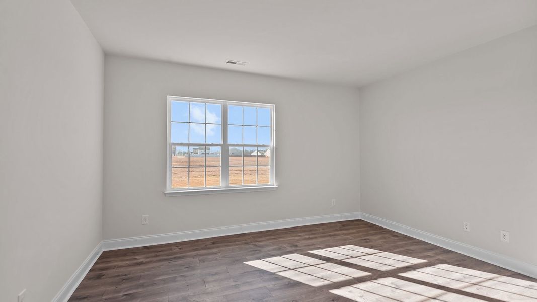 Spacious, unfurnished interior of a new home in Bedford Place, Wilson (Image 22). Spacious, unfurnished interior of a new home in Bedford Place, Wilson (Image 22).