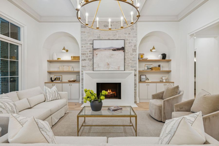 Furnished interior in a model home at The Grove in College Grove (Image 10). Furnished interior in a model home at The Grove in College Grove (Image 10).