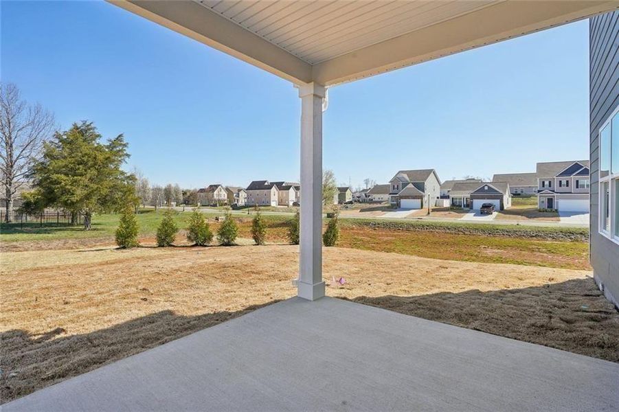 Exterior details and patio area of a home in Oakmont, Dallas (Image 3).