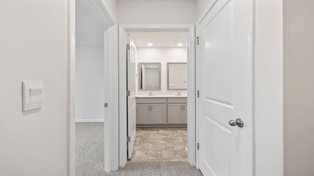 Furnished interior view inside a new home in Lakestone, Woodruff (Image 10).