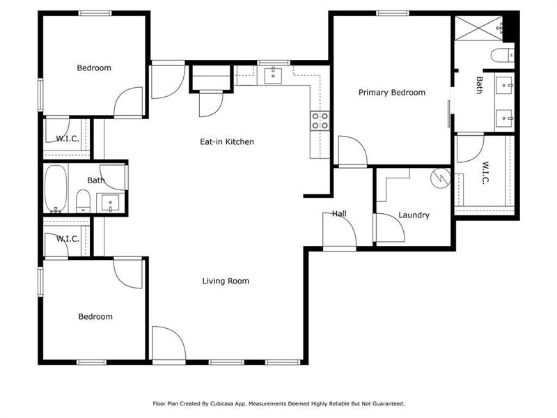 2D floor plan layout of this home in , Hico, TX (Image 3).