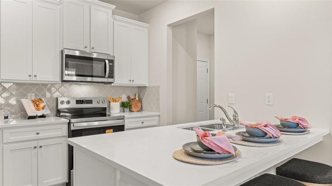 Furnished interior view inside a new home in Brookland Commons, Monroe (Image 8).