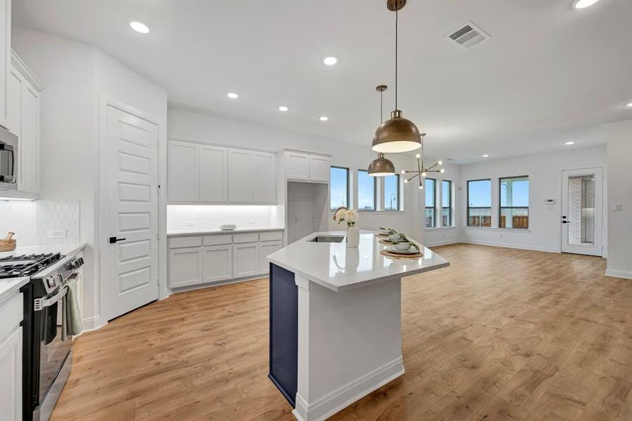 Furnished interior view inside a new home in Talia – Garden Series, Mesquite (Image 15).