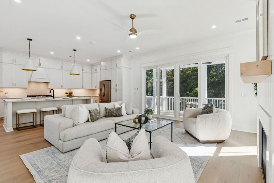 Furnished interior view inside a new home in , Mount Pleasant (Image 17).