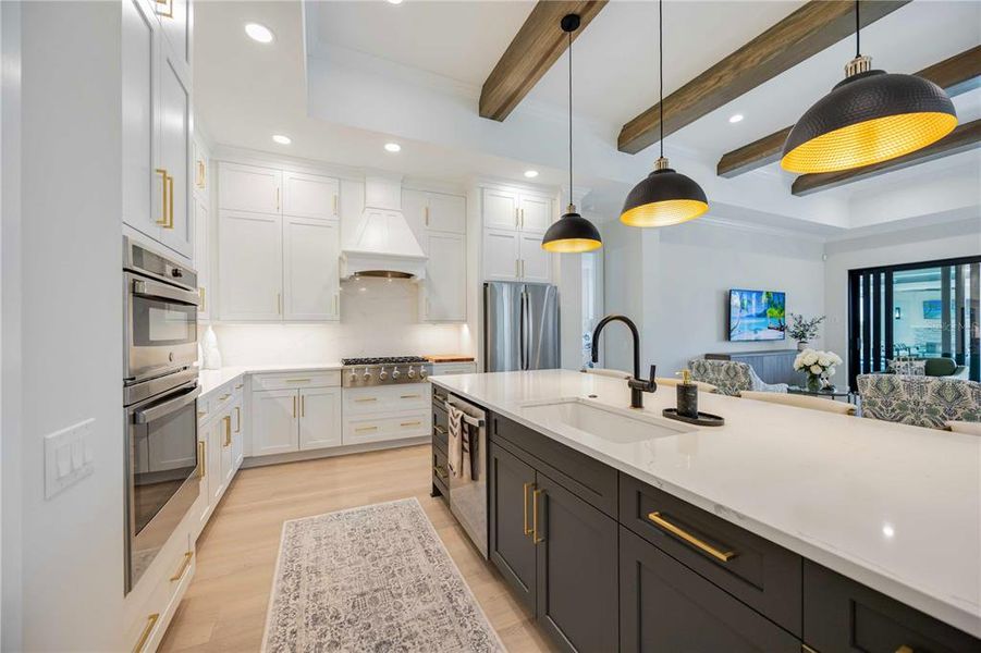 Furnished interior view inside a new home in Gran Place, Venice (Image 15).