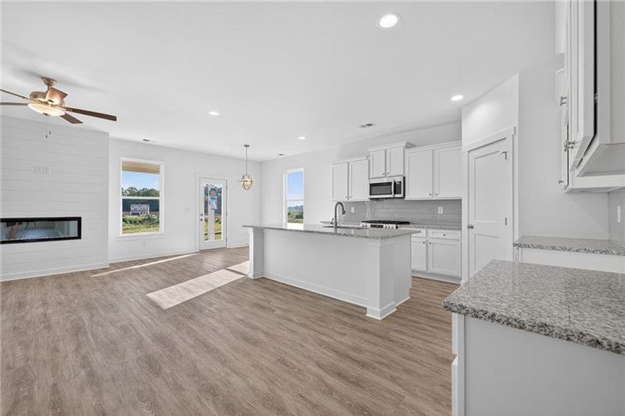 Furnished interior view inside a new home in Sutton's Landing, Statham (Image 6).