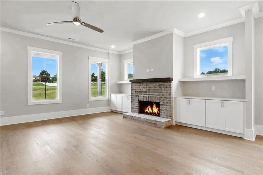 Spacious, unfurnished interior of a new home in Old Town Estates, Dacula (Image 71).
