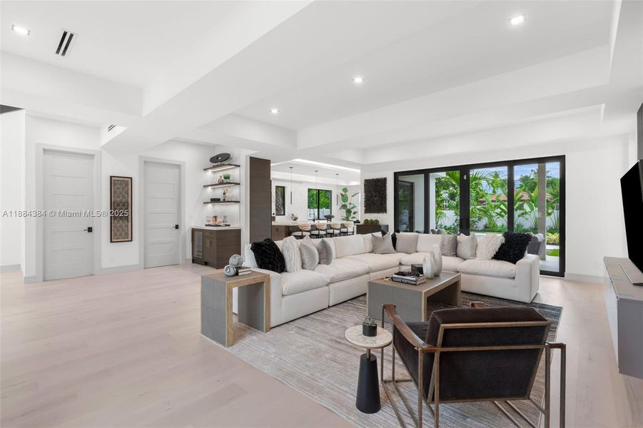 Furnished interior view inside a new home in , Delray Beach (Image 12).