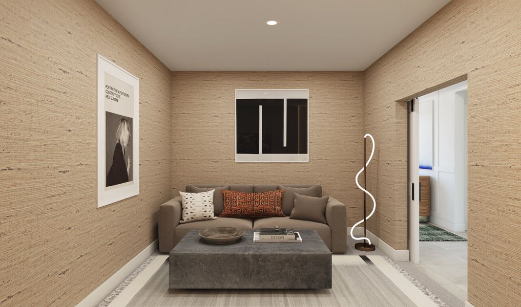 Representative furnished interior of a home built from the Geneva by K. Hovnanian® Homes in Lakeview, Waller (Image 10).