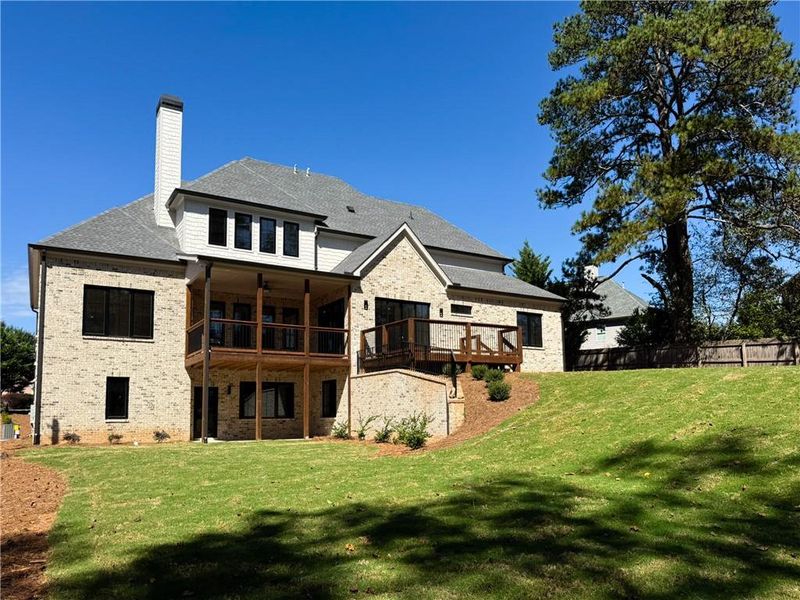 Exterior details and patio area of a home in , Marietta (Image 30).