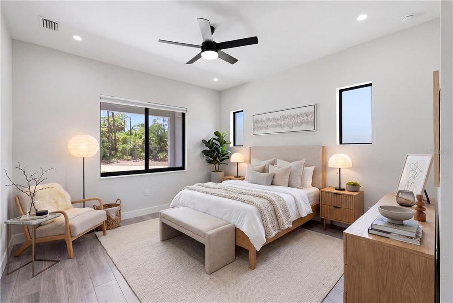 Furnished interior view inside a new home in , North Port (Image 45).