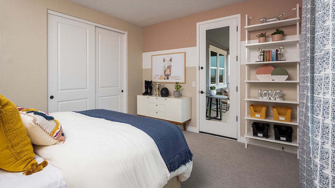 Furnished interior view inside a new home in Ellsworth Ranch, Queen Creek (Image 16).