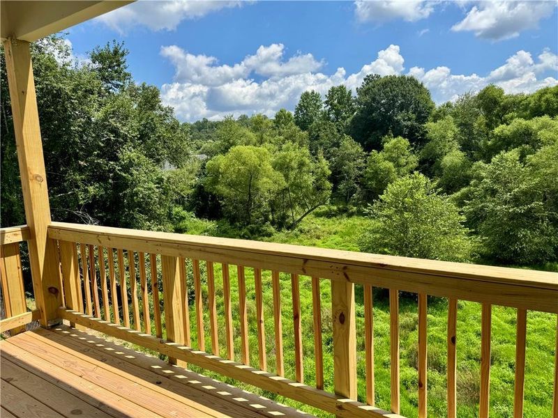 Exterior details and patio area of a home in The View at Groover’s Lake, Lithia Springs (Image 13). Exterior details and patio area of a home in The View at Groover’s Lake, Lithia Springs (Image 13).