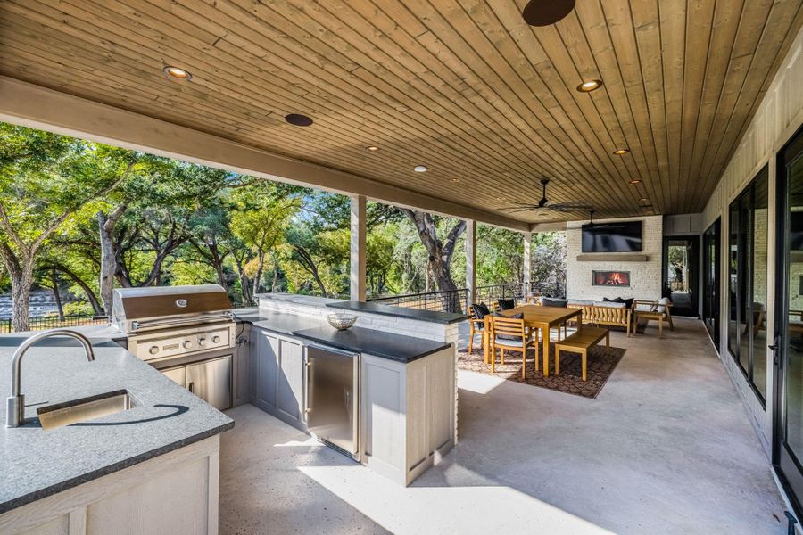 Exterior details and patio area of a home in , New Braunfels (Image 23). Exterior details and patio area of a home in , New Braunfels (Image 23).