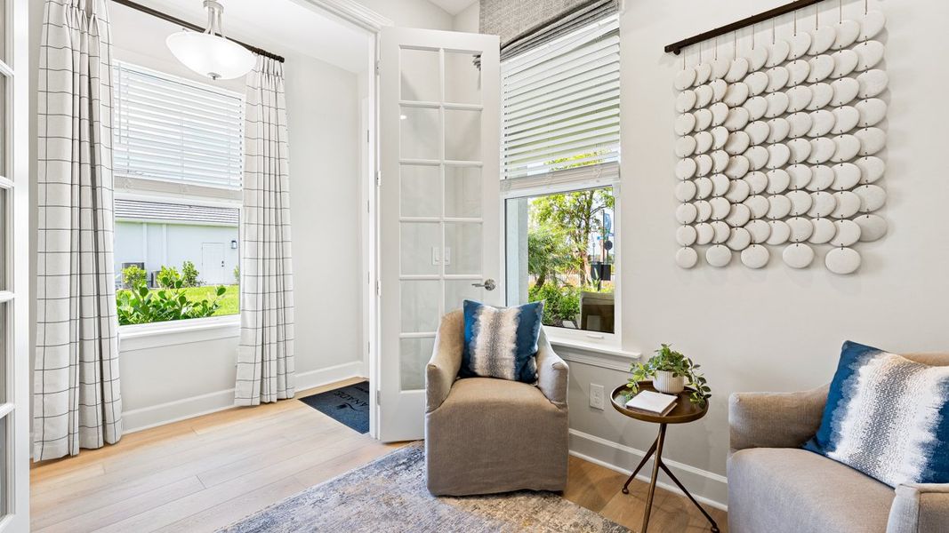 Representative furnished interior of a home built from the Alta by Taylor Morrison in Esplanade at Wellen Park, Englewood (Image 6).