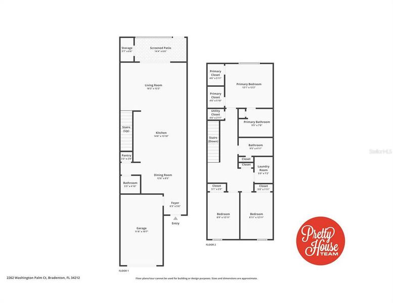 2D floor plan layout of this home in , Bradenton, FL (Image 5).