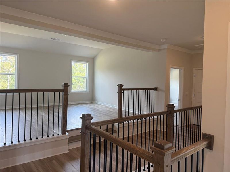 Furnished interior view inside a new home in Rosewood Lake Estates, Hoschton (Image 8). Furnished interior view inside a new home in Rosewood Lake Estates, Hoschton (Image 8).