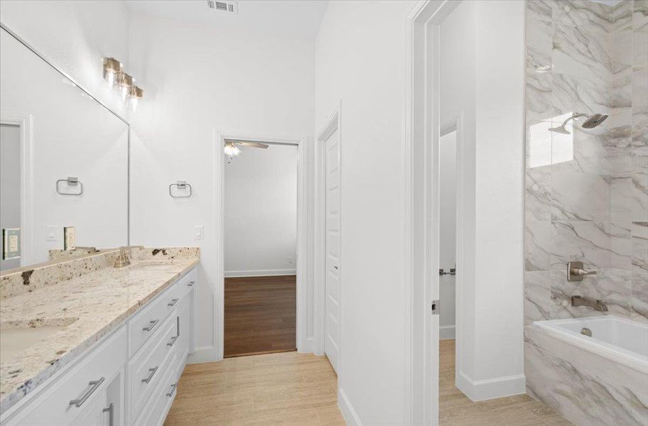 Furnished interior view inside a new home in , Belton (Image 9). Furnished interior view inside a new home in , Belton (Image 9).